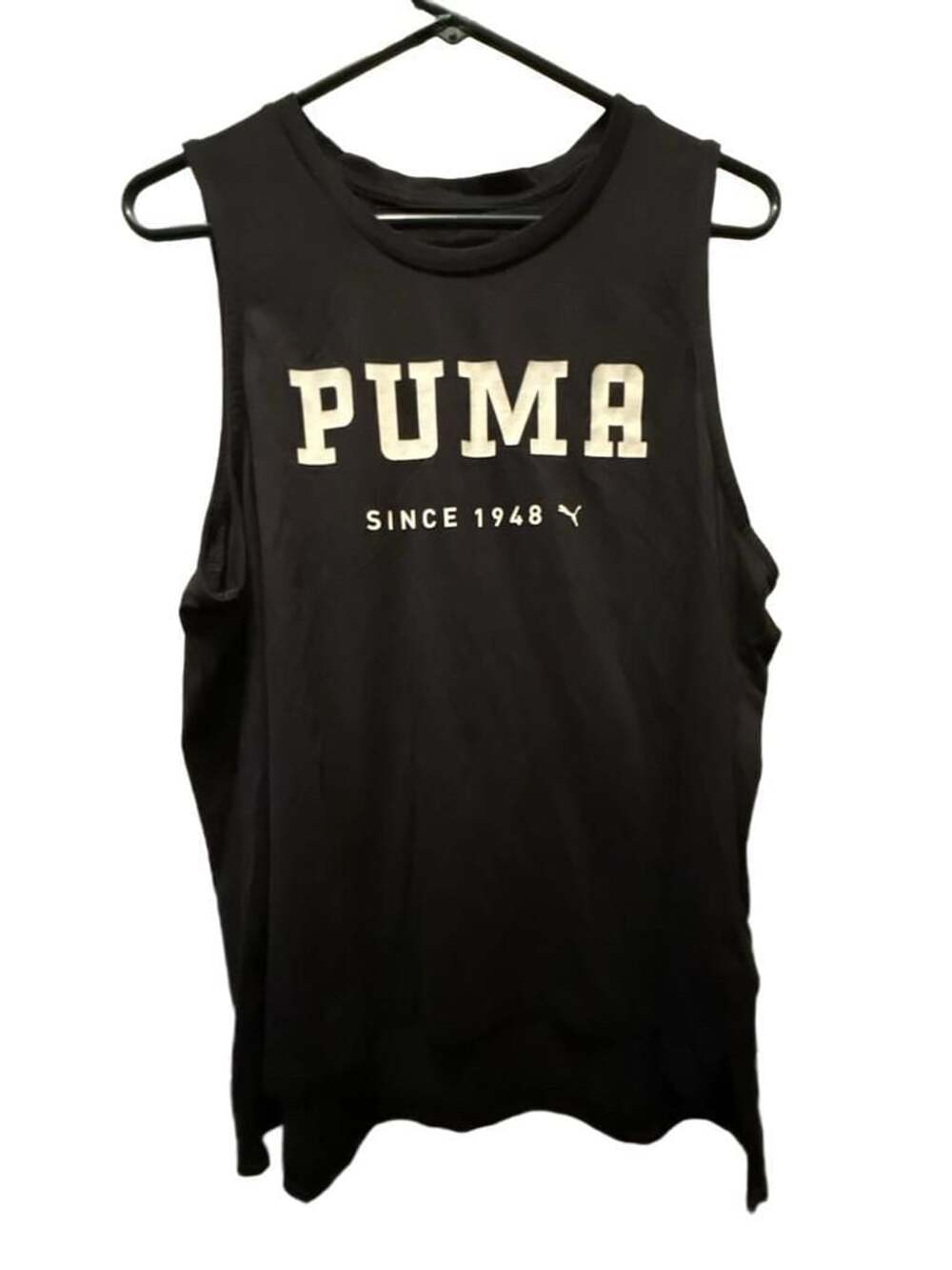 Puma Muscle Tank Top Black Since 1948